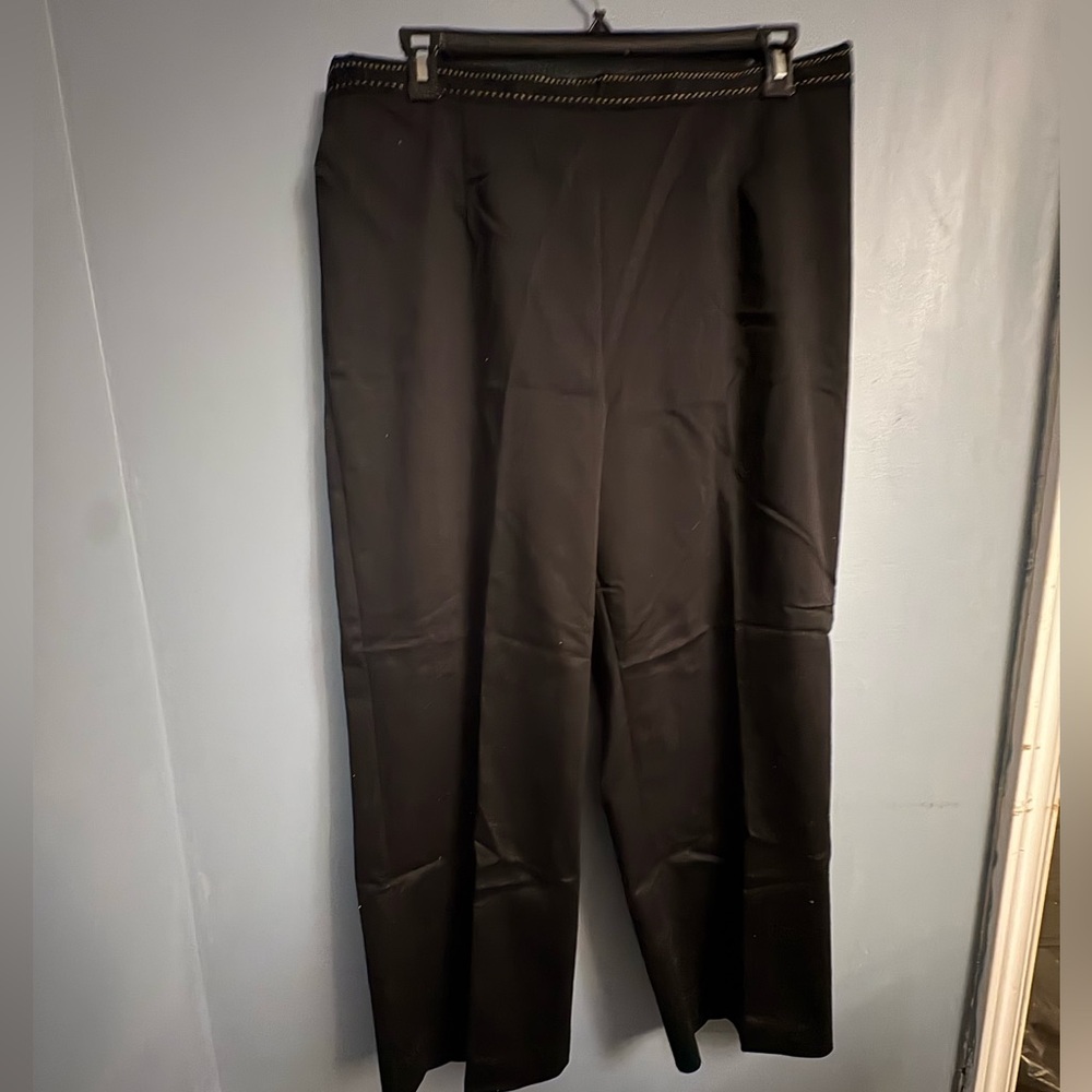 Alfred Dunner Men's Elegant Black Dress Pants